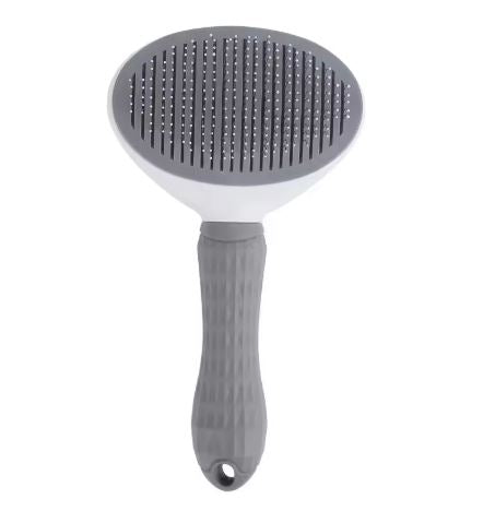 🧼 Pet Grooming Brush – Easy Self-Cleaning Deshedding Comb