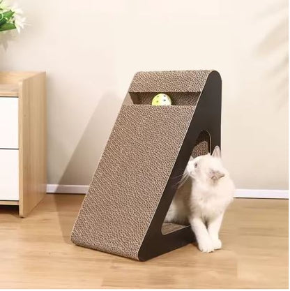 😸 Cat Scratcher Ramp – Multi-Functional Play & Rest Station