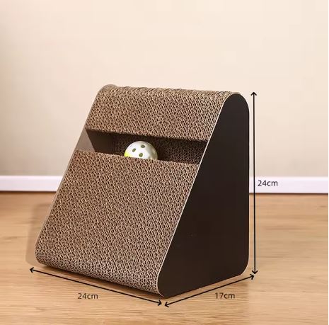 😸 Cat Scratcher Ramp – Multi-Functional Play & Rest Station